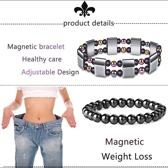 Hematite bracelets for men and women - Picture 2 of 8